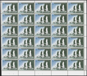 Sale 1258, Lot 3127, Complete Panes and Souvenir Sheets