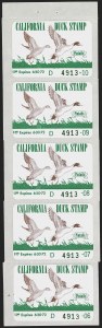 Sale 1258, Lot 3202, State Hunting Permit Stamps