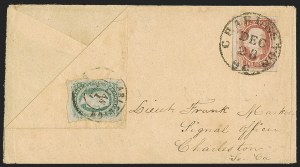 Sale 1260, Lot 168, Civil War and Confederate States: General Issues, Flag-of-Truce, Blockade