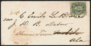 Sale 1260, Lot 172, Civil War and Confederate States: General Issues, Flag-of-Truce, Blockade