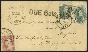 Sale 1260, Lot 175, Civil War and Confederate States: General Issues, Flag-of-Truce, Blockade