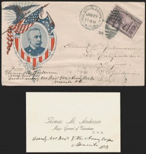 Sale 1260, Lot 179, Spanish-American War: the Furhman Correspondence of Patriotic Covers