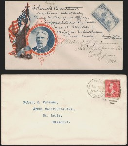 Sale 1260, Lot 179, Spanish-American War: the Furhman Correspondence of Patriotic Covers