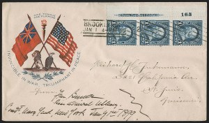 Sale 1260, Lot 179, Spanish-American War: the Furhman Correspondence of Patriotic Covers