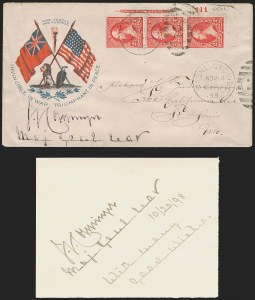 Sale 1260, Lot 179, Spanish-American War: the Furhman Correspondence of Patriotic Covers