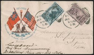Sale 1260, Lot 179, Spanish-American War: the Furhman Correspondence of Patriotic Covers