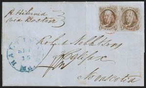 Sale 1260, Lot 23, 1847 Issue, Domestic Covers and Foreign Mails
