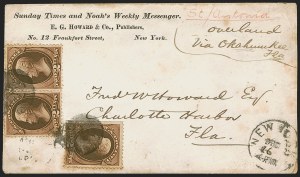 Sale 1262, Lot 160, 1869 Pictorial Issue, Bank Note Issues