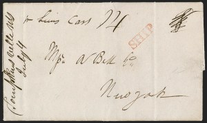 Sale 1262, Lot 19, Autographs and Free Franks, Stampless