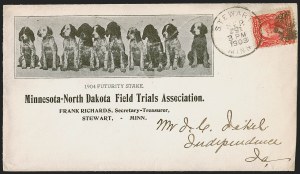 Sale 1262, Lot 208, Ad Covers Picturing Dogs, Later Issues