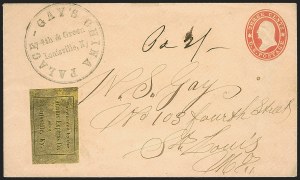 Sale 1262, Lot 396, Independent and C.S.A. Use of U.S. Stamps