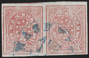 Sale 1262, Lot 409, Postmasters’ Provisionals