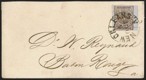 Sale 1262, Lot 413, Postmasters’ Provisionals