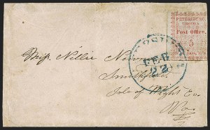 Sale 1262, Lot 417, Postmasters’ Provisionals