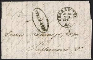 Sale 1262, Lot 519, Blockade, Trans-Mississippi, Flag-of-Truce, Balances