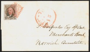 Sale 1262, Lot 52, Postmasters’ Provisionals, 1847 Issue