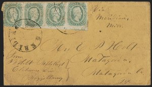 Sale 1262, Lot 521, Blockade, Trans-Mississippi, Flag-of-Truce, Balances