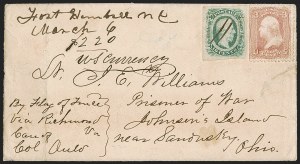 Sale 1262, Lot 528, Blockade, Trans-Mississippi, Flag-of-Truce, Balances