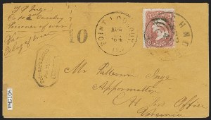 Sale 1262, Lot 529, Blockade, Trans-Mississippi, Flag-of-Truce, Balances