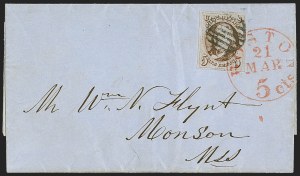 Sale 1262, Lot 53, Postmasters’ Provisionals, 1847 Issue