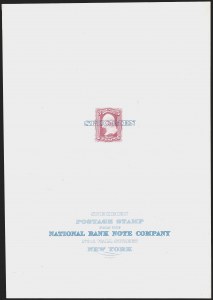 Sale 1262, Lot 545, Essays, Proofs and Specimens