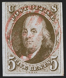 Sale 1262, Lot 588, Postmasters’ Provisionals, 1847 Issue