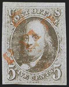 Sale 1262, Lot 589, Postmasters’ Provisionals, 1847 Issue