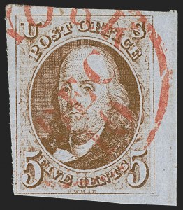Sale 1262, Lot 594, Postmasters’ Provisionals, 1847 Issue