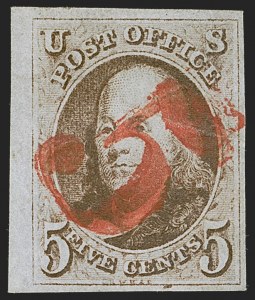 Sale 1262, Lot 598, Postmasters’ Provisionals, 1847 Issue