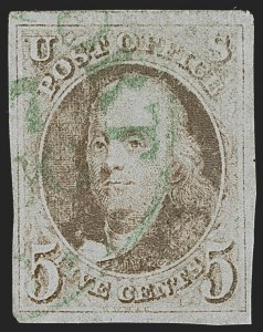Sale 1262, Lot 605, Postmasters’ Provisionals, 1847 Issue