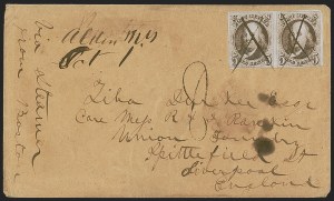 Sale 1262, Lot 64, Postmasters’ Provisionals, 1847 Issue