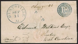 Sale 1262, Lot 7, Autographs and Free Franks, Stampless