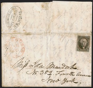 Sale 1262, Lot 75, Postmasters’ Provisionals, 1847 Issue
