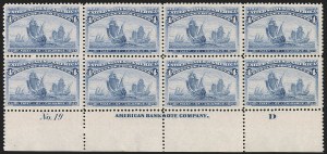 Sale 1262, Lot 812, Columbian Issue, 1894-98 Issue