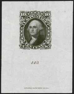 Sale 1268, Lot 12, Essays, Proofs and Specimens