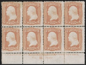 Sale 1268, Lot 120, 1861-66 Issue (Scott 56-78)