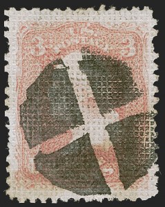 Sale 1268, Lot 142, 1867-68 Grilled Issue (Scott 79-101)