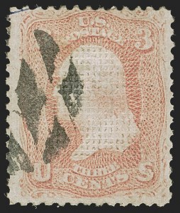 Sale 1268, Lot 143, 1867-68 Grilled Issue (Scott 79-101)