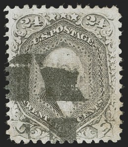 Sale 1268, Lot 151, 1867-68 Grilled Issue (Scott 79-101)