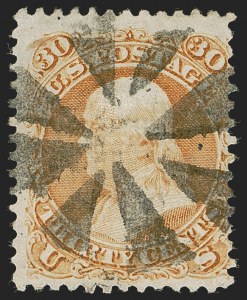 Sale 1268, Lot 152, 1867-68 Grilled Issue (Scott 79-101)