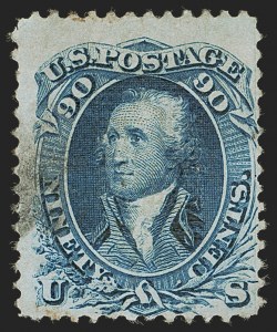Sale 1268, Lot 154, 1867-68 Grilled Issue (Scott 79-101)