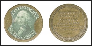 Sale 1268, Lot 163, Civil War Encased Postage