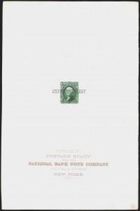 Sale 1268, Lot 19, Essays, Proofs and Specimens