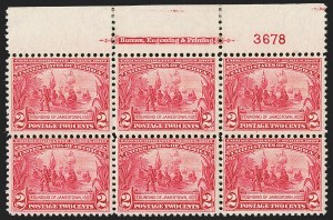 Sale 1268, Lot 305, 1904 Louisiana Purchase and 1907 Jamestown Issues (Scott 323-330)