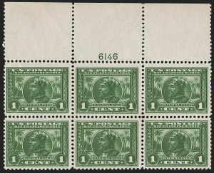 Sale 1268, Lot 328, Washington-Franklin and Panama-Pacific Issues