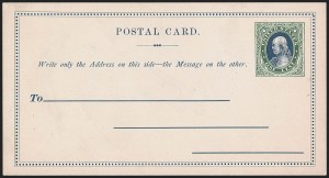 Sale 1268, Lot 492, Postal Card Essays and Errors