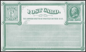Sale 1268, Lot 502, Postal Card Essays and Errors