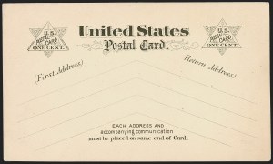 Sale 1268, Lot 513, Postal Card Essays and Errors