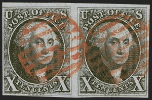 Sale 1268, Lot 67, 1847 Issue and 1875 Reproduction (Scott 1-4)