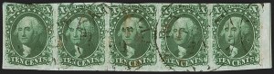 Sale 1268, Lot 90, 1851-56 Issue (Scott 5-17)
